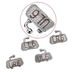 AZDENT Dental Orthodontic Bands with Buccal Tube 1st Molar Roth .022 35#-40#+