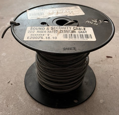 CAROL BRAND 22 AWG SOUND & SECURITY CABLE 2 CONDUCTORS SHIELDED 200 FT.