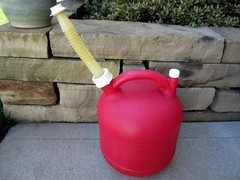 Eagle 2.5 Gallon Vented Gas Fuel Can & Fixed Spout PG-3 Made in USA