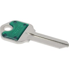 Hillman 88900 Blue/Silver 66/KW1 Traditional Single Sided Blank Key (Pack of 10)