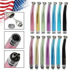 NSK Style Pana-Max Dental High Speed Handpiece Turbine Push 2/4 Holes 7 Colors
