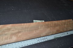 Queensland Walnut Raw Wood Veneer Sheet 7 x 45 inches1/42nd WOW! I7649-46