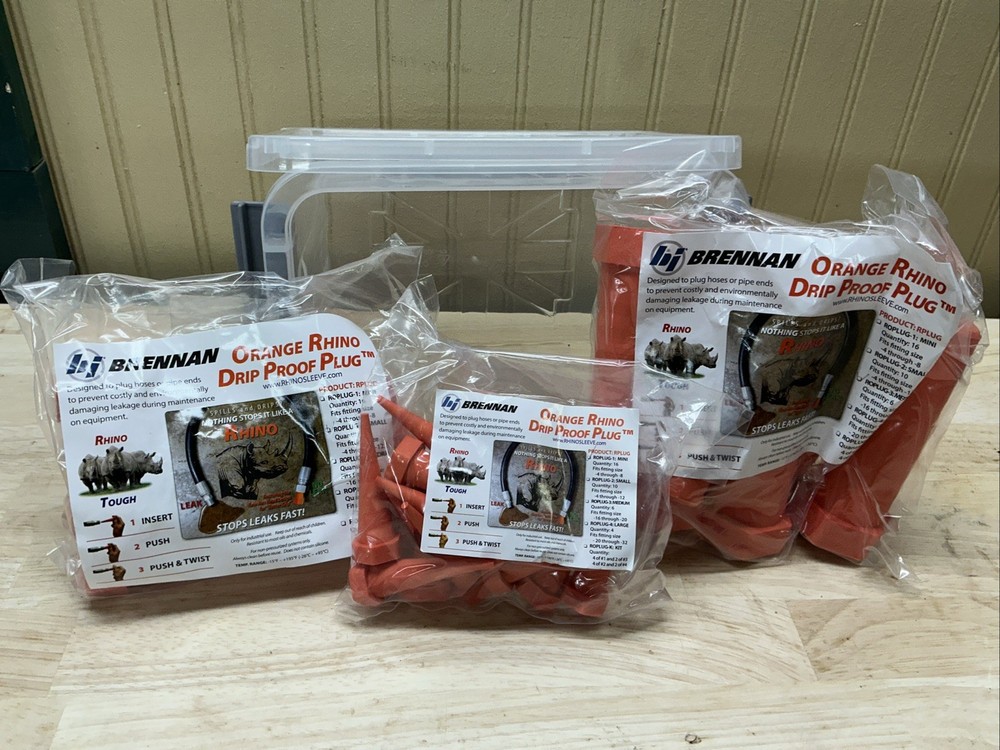 Rhino Drip Proof Plugs 3in1 Kit