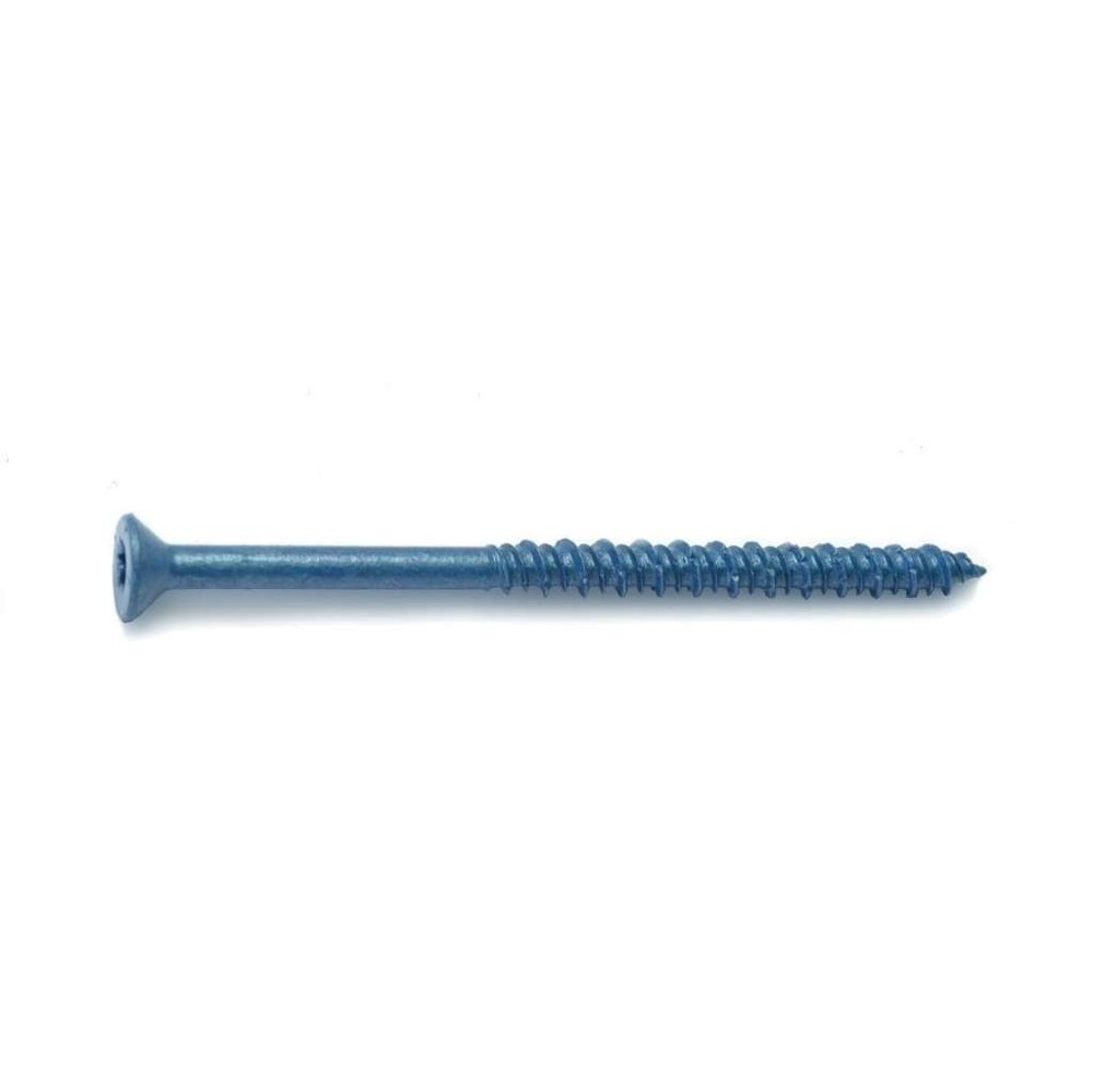 Torquemaster, 3/16″ x 3-3/4″ 100 Pieces Blue Ruspert Coated Star Drive Flat Head