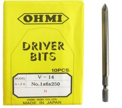 10pc/pack NEW FIT FOR OHMI Cross Head V-14 No.1 x6x50/75/100/120/150/200/250/300
