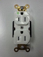 (10 pc) Tamper Resistant Duplex Receptacles 15A Hospital Grade White 15 Amp TR