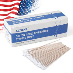 FDA Cotton Tipped Applicators 3″ 6″ Wooden Swabs Medical Disposable Cleaning