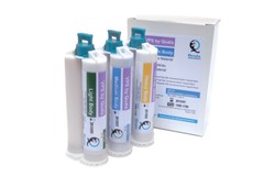 Quala 32827C VPS Material Heavy Body Vanilla Créme Fast Set Cartridges 4/Pk 50mL