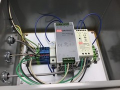 Hoffman A12108CH Enclosure with SK 5 Bleed/Fill Station Power Supply