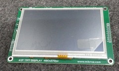 MIKROE FT800 ConnectEVE Breakout Board 4.3″ TFT Display 480 x 272px