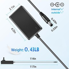 12V 2.5A Power Supply 30W AC Adapter, 10ft DC in 12V Power Cord for Lights Sp…