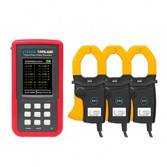 3-Phase Power Recorder with Voltage Range 0.01V~ 600V Current Range 1mA~ 400A