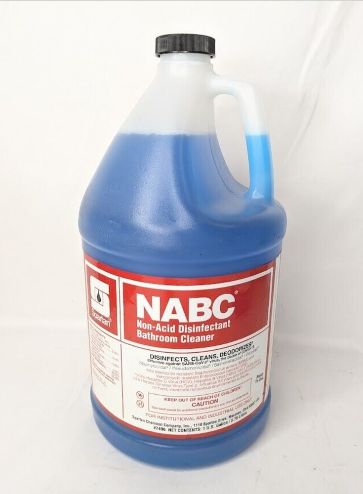 NABC spartan 1 Gallon Floral Scent Restroom Disinfectant Deodorizer Blue