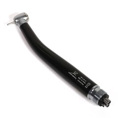 Dental High Speed Handpiece Push 4Holes Standard Head Turbine Black