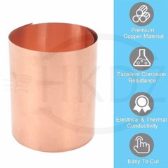 99.9% Pure Copper Cu Metal Sheet Strip Roll Foil Plate T2 Thickness 0.01mm-1mm