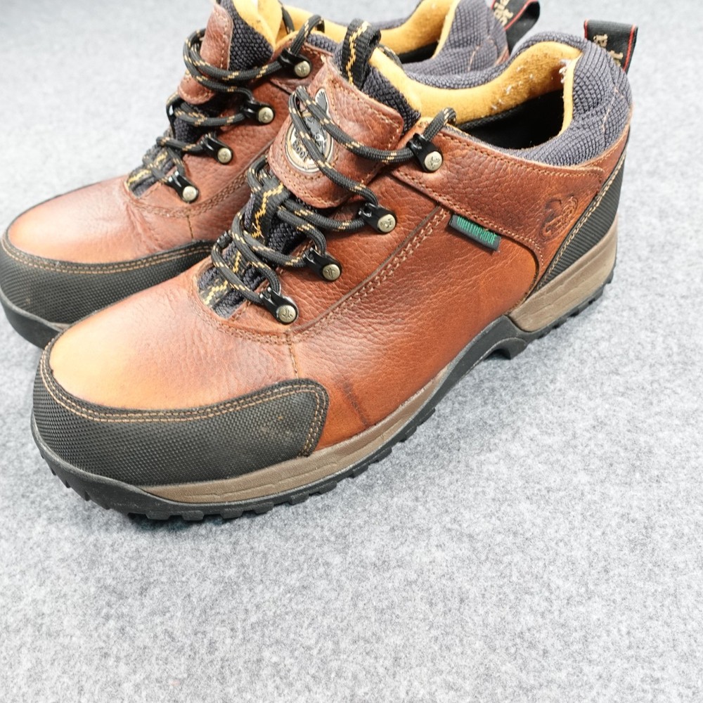 Georgia Boot Men G1588 4″ Oxford Waterproof EH Safety Toe Work Shoes Brown 12M