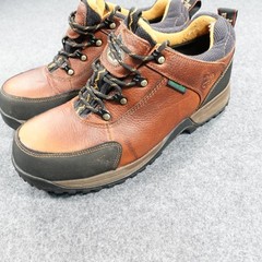Georgia Boot Men G1588 4″ Oxford Waterproof EH Safety Toe Work Shoes Brown 12M