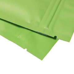100/200/500 Matte Green Smell Proof Mylar Foil Bags Resealable Zip Seal Pouch