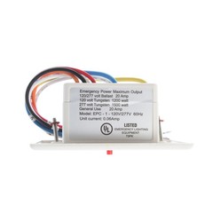 LVS CONTROLS EPC-1-120/277V EMERGENCY POWER TEST SWITCH, 120/277V, 1500W, 20A