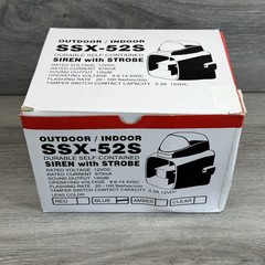 New Potter Amseco SSX-52S Siren with BLUE Strobe Light New Open Box