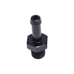 1/8″ NPT Male to 1/4″ Barb Fitting Adapter Straight Aluminum Black