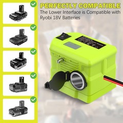 YNDZ Step Down Converter for Ryobi 18V Battery, Adjust from DC 18V to 5V-13V,