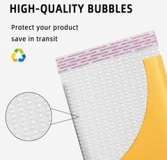 6×10 （6×9）Kraft Self Seal Bubble Mailer Padded Envelope, #0 25,50,100,500.1000