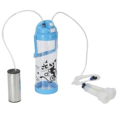 3L Vacuum Milking Machine Dual Head Portable Milker For Cow Sheep Goat With Pump