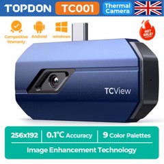 TOPDON TC001 Thermal Imaging Camera Type-C IR High Resolution 256×192 Portable