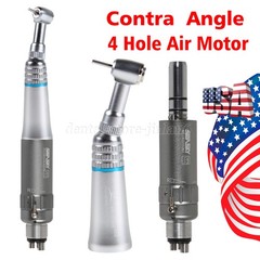 1-5*Dental Contra Angle handpiece Fit FG1.6mm Friction Bur /Air Motor 4 Hole Or