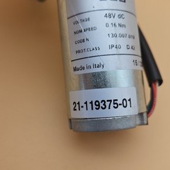 Blu Motor 48V DC 130.007.019 0.16 Nm IP40 D.42 21-119375-01 Made In Italy