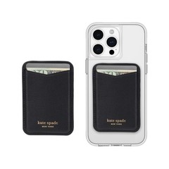 kate spade new york Magnetic Card Holder/Wallet – Black | Styli… FAST USA SHIP