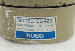 KOSO CL-420 Pilot Lock Valve Pneumatic Air Relay 1.0-6.0 kgf/cm²G – Used