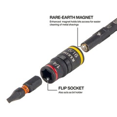Klein Tools Impact-Rated Flip Socket Conduit Reamer Driver