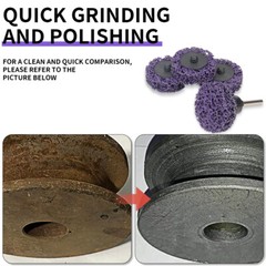 3″ Quick Change R Type Easy Strip & Clean Discs for Paint Removal Rust Disc