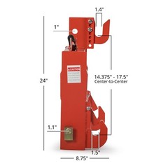 Titan Attachments 3 Point Quick Hitch Adaption to Category 2 Tractors, 4000 LB
