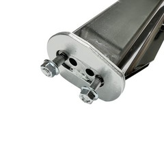 Bst Bssp Straight Spring Loaded Mud Flap Hanger For Semi Trucks Bolt Spacing