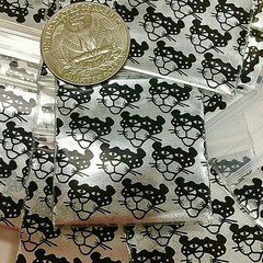 BaggiesSince1987 – 1515 Design Zip Bags 100PCS PINK PANTHER SILVER, READ DETAILS