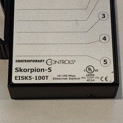 Contemporary Controls EISK5-100T Skorpion-5 Port Ethernet Switch STOCK L-366-C
