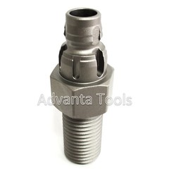 Hilti Core Drill Adapter – Convert 6 Slot BI Chuck to BS (1-1/4”-7) Male Threads