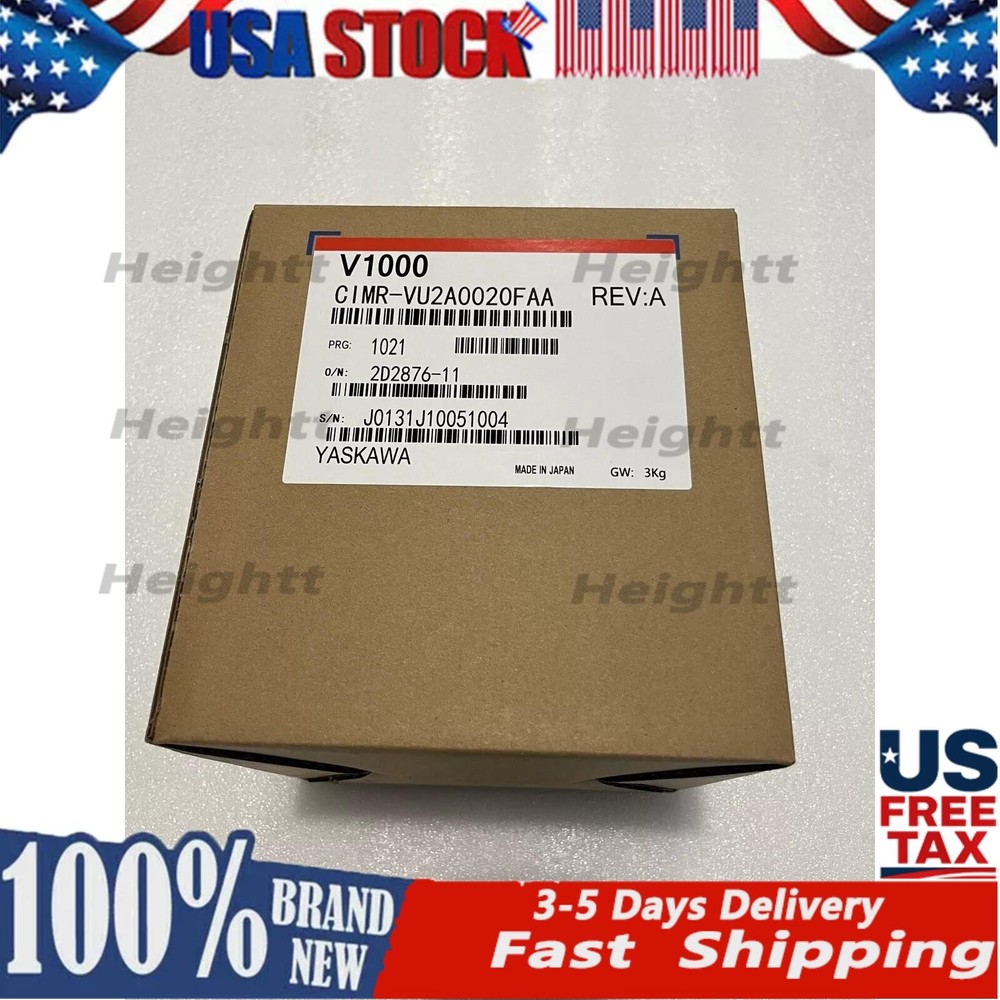 NEW Yaskawa CIMR-VU2A0020FAA Inverter 1-Year Warranty Expedited Delivery