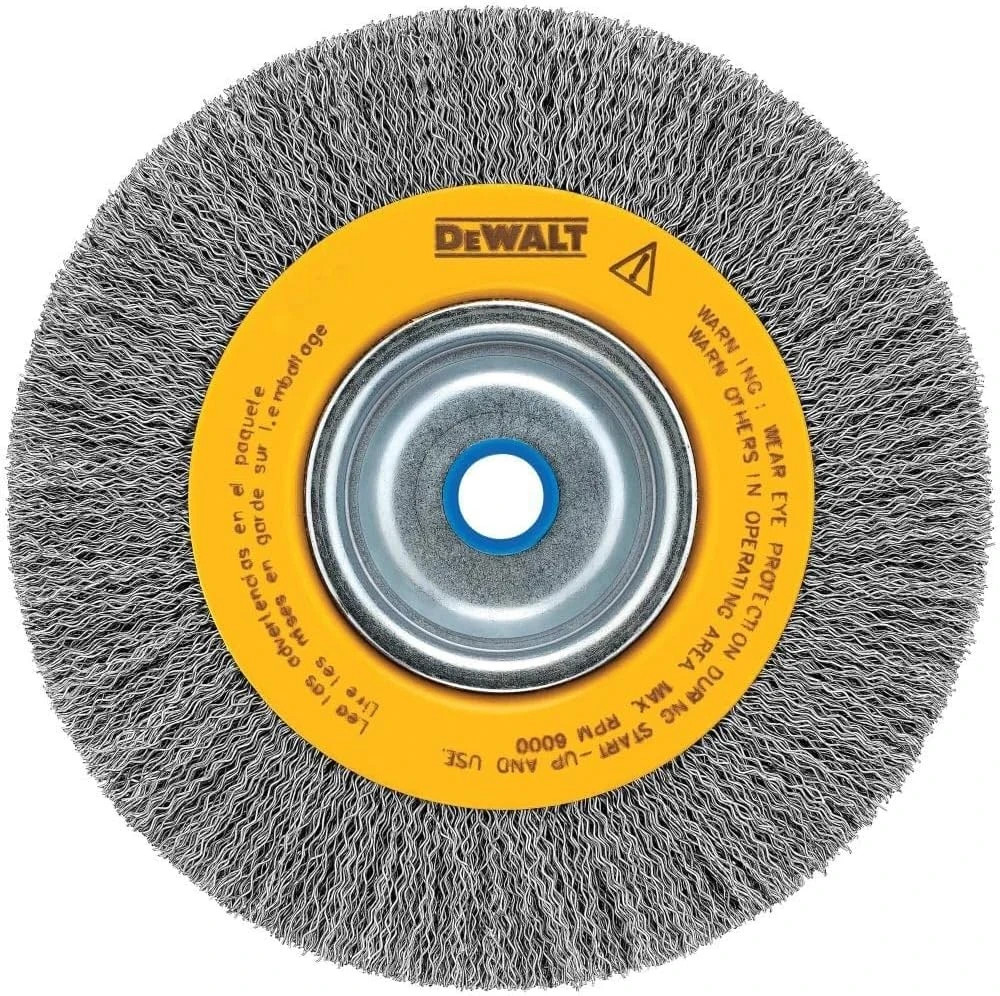 New 6-Inch Crimped Wire Wheel For Bench Grinder Premium Quality & Safety Ensured