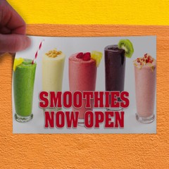 Decal Stickers Smoothies Now Open Advertising Printing Vinyl Store Sign Label