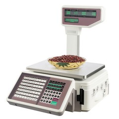 New Commercial Digital Price Computing Scale 66Lbs with Label Barcode Printer