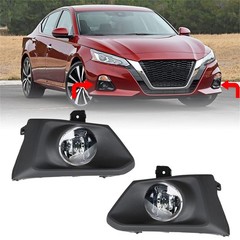 2-Pack Fog Lights Assembly with Bulbs Switch Wiring Kit Left Right