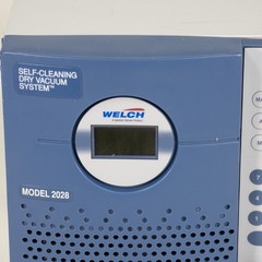 Welch 2028 Self-Cleaning Dry Vacuum System Laboratory Vacuum Pump Tested Working