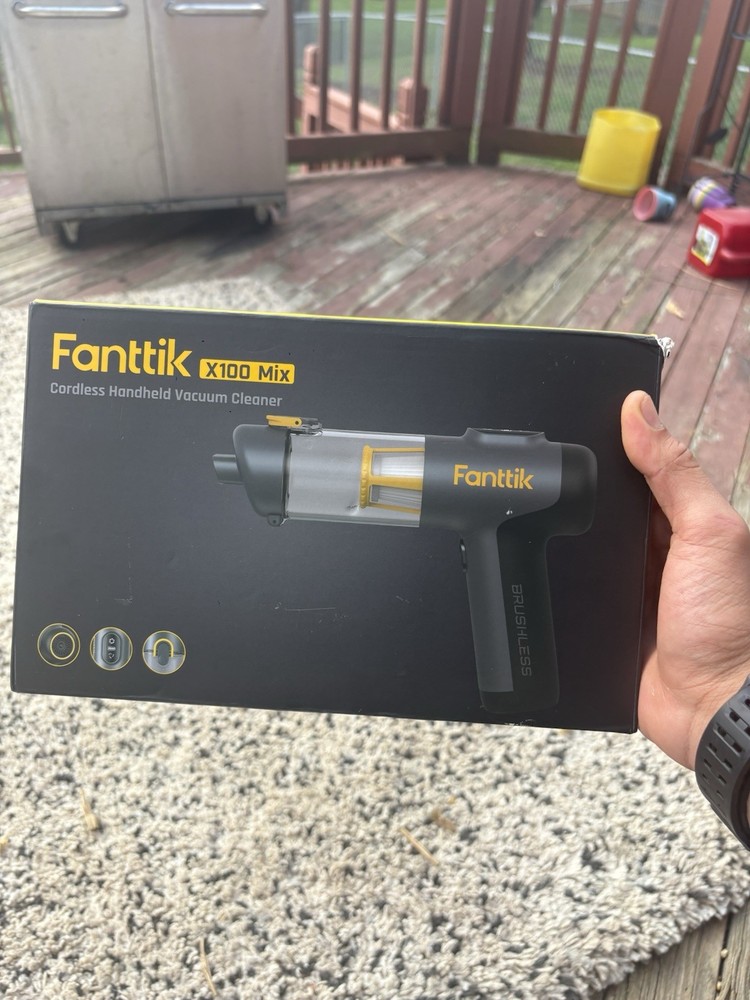 Fanttik X100 Mix Cordless Bagless Handheld Vacuum HEPA Blower Multi-Brush