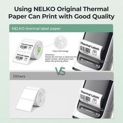 Thermal Labels for PM220 Label Maker, 50x30mm, 3 Rolls, White