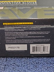 (QTY 100) SAS Raven 66518 Black Nitrile Gloves Powder Free 7mil Version Large