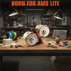 Howarx Enclosure for Bambu Lab AMS Lite Multi-Color 3D Printing System Fully…